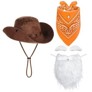 1984 4 Pcs Prospector Costume Accessoriess Including Cowboy